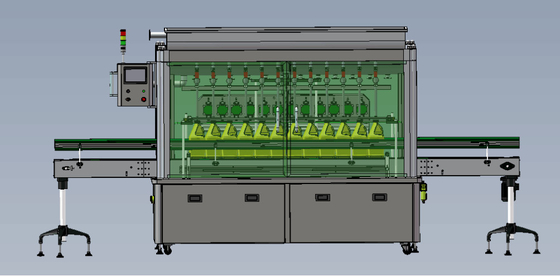Imbottigliatrice automatizzata personalizzabile per l'alimentazione elettrica crema di AC220V