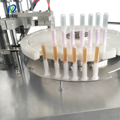 Macchina di riempimento farmaceutica controllata PLC/HMI con sistema di pulizia CIP/SIP